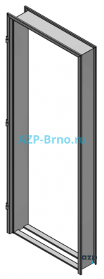Рама для внутренних дверей из нержавеющей стали NZI AZP Brno Чехия (фото, схема) Рама для внутренних дверей из нержавеющей стали NZI AZP Brno Чехия (фото, схема)